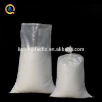 China manufacturer new material  custom transparent pp woven rice packing bag 50kg